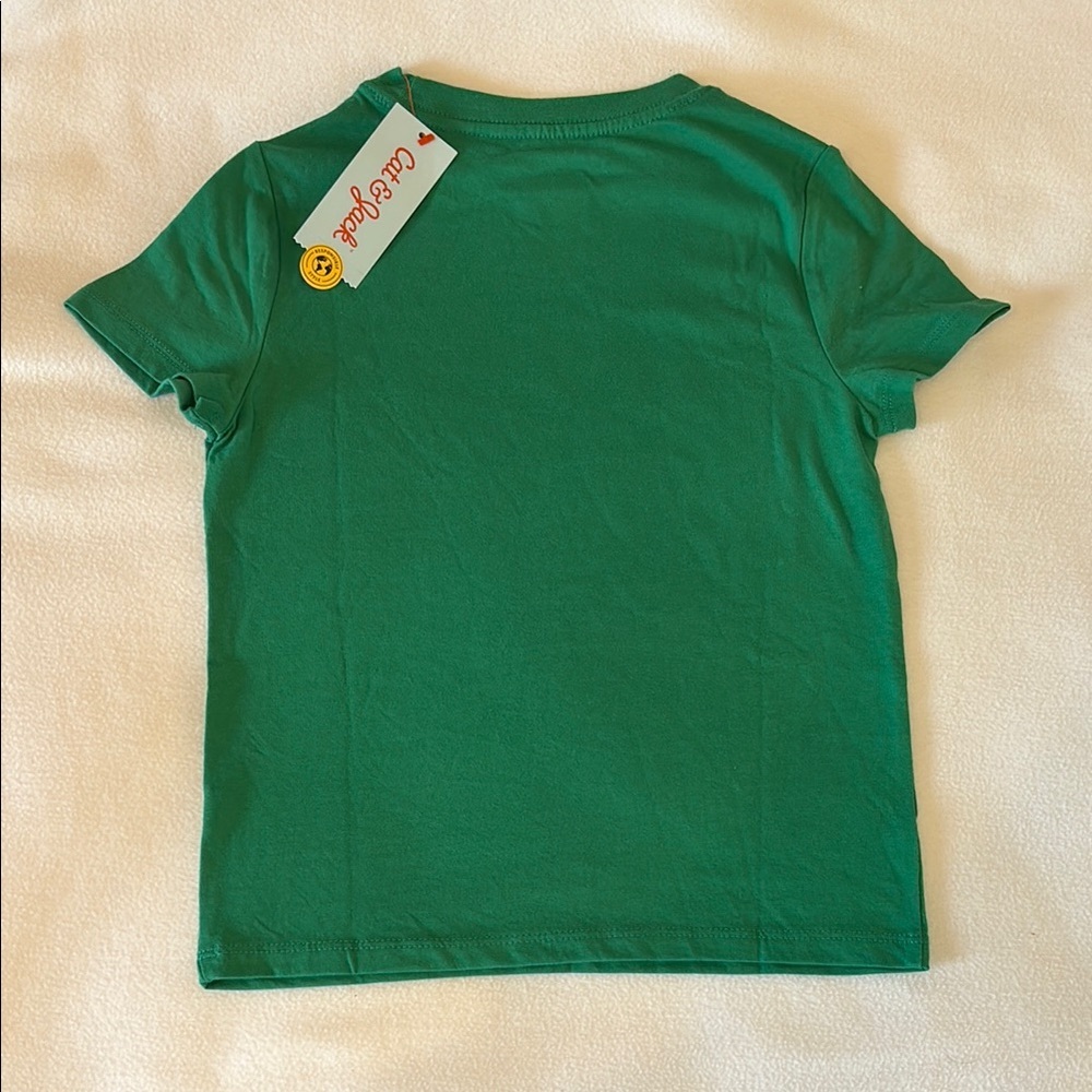 Cat & Jack Vibrant Green Tee Size 4-5 Boy - Picture 2 of 4